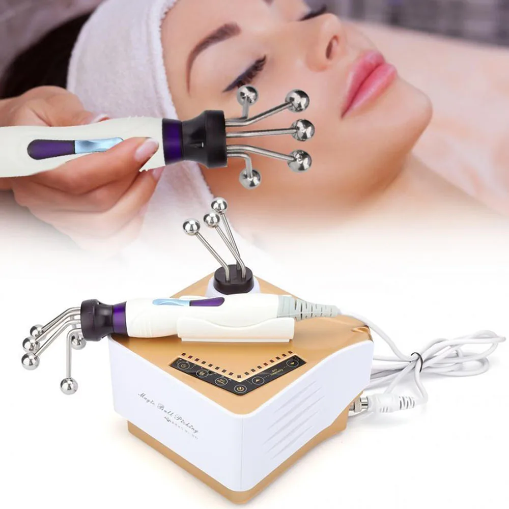 Face Skin Lift Magic Ball Facial Massage Anti Aging Wrinkle Removal Microcurrent BIO V Shape Beauty Home Use Skin Care Machine