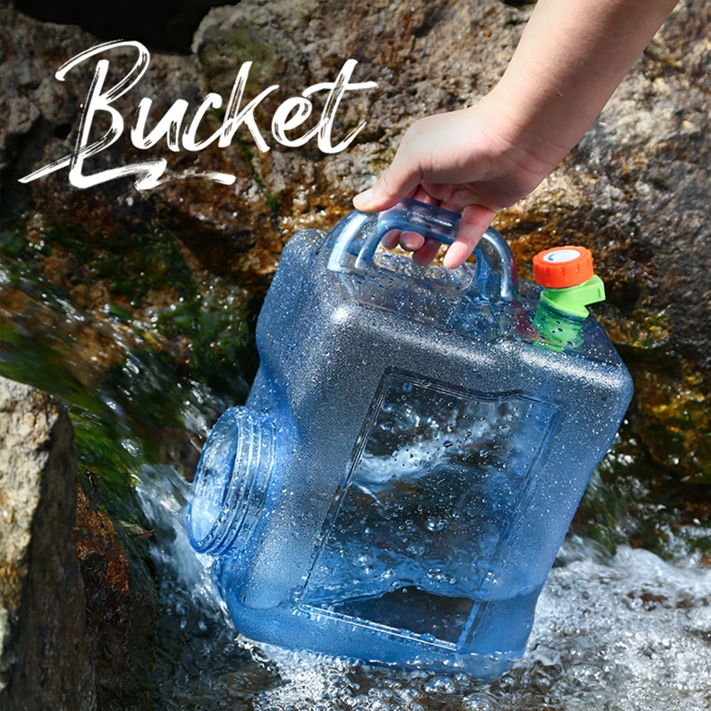 

12л контейнер для воды без утечек портативный кувшин для воды для кемпинга с патрубком для хранения воды для кемпинга, пешего туризма, экстренной помощи
