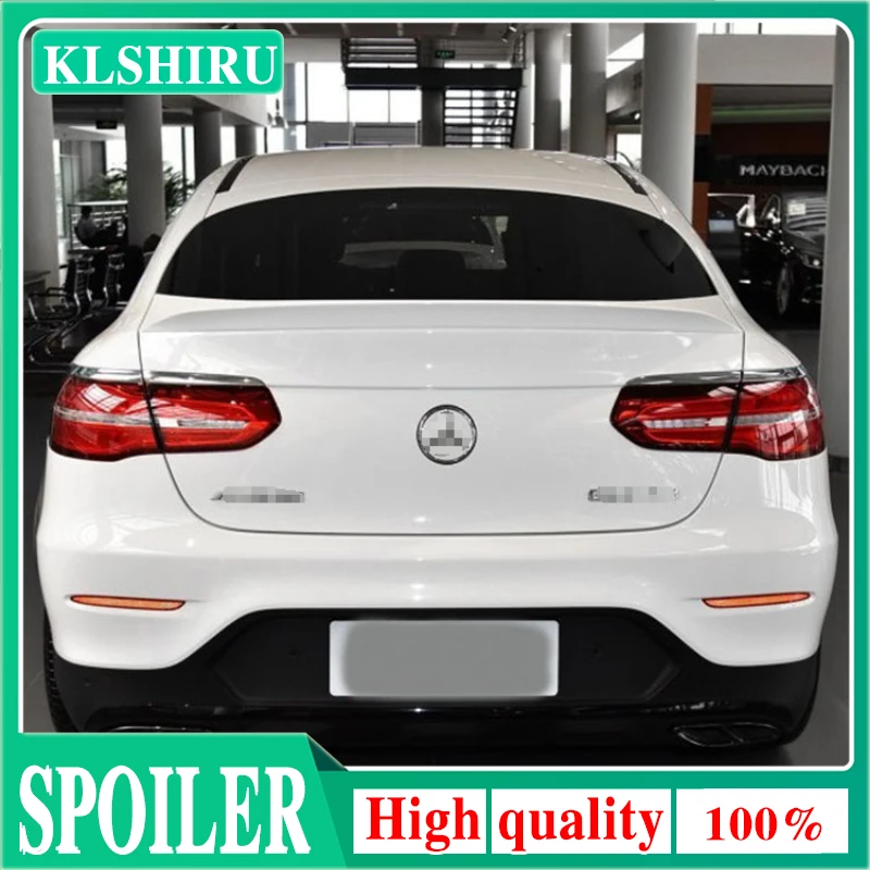 For Mercedes GLC Class Coupe GLC300 GLC250 2016-2018 spoiler For Benz GLC Coupe GLC43 GLC260 Spoiler ABS Car Rear Wing Spoiler