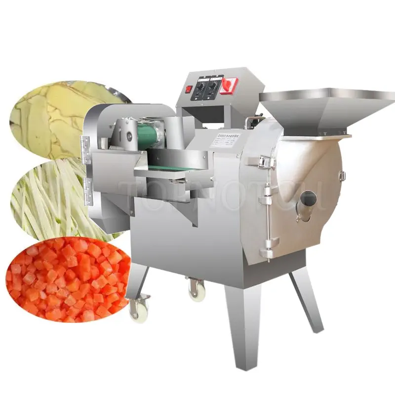 Double Head Carrot Dicer Cabbage Shredder Potato Slicer Commercial Vegetable Cutting Machine