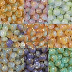 10Pcs/lot Resin Cat Eye Beads Colorful Round Charm Bead for DIY Bracelet Necklace Jewelry Making Supplies Accessories