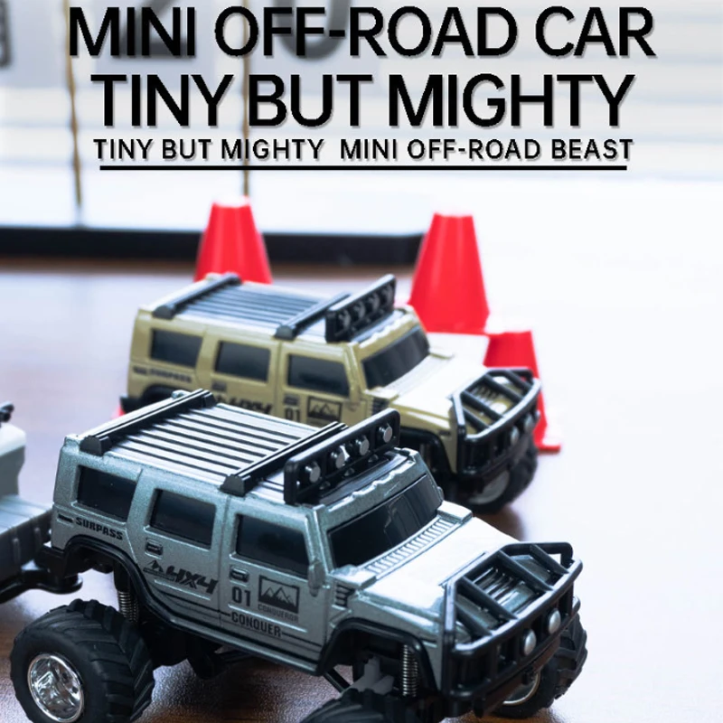 

2,4G 1:64 высокоточный мини-автомобиль с дистанционным управлением, детская игрушка из сплава, круиз-контроль, имитация внедорожника, подарки