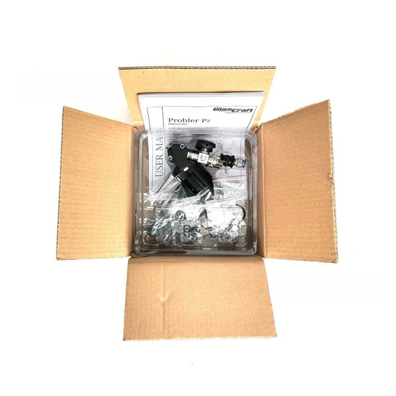 بندقية رذاذ من مادة البولي يوريثين مكونين 1:1 رغوة مادة أبيض وأسود P2 بندقية رذاذ خلط داخلي مسدس رش البوليوريا