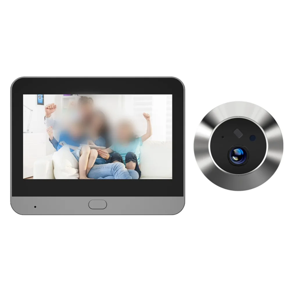 Wireless For iCam365 Video Doorbell with PIR Motion Detection Remote Monitoring and Control via Smartphone or Tablet