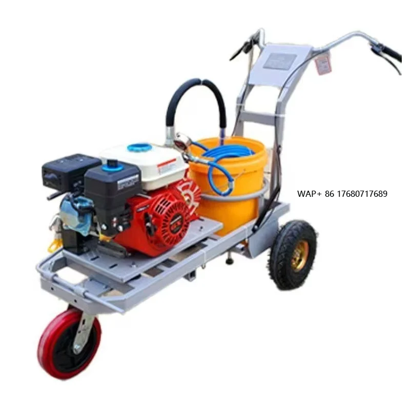 High-Efficiency New Cold Spray Road Line Marking Machine Core Component Road Marking Paint Machine with Pump