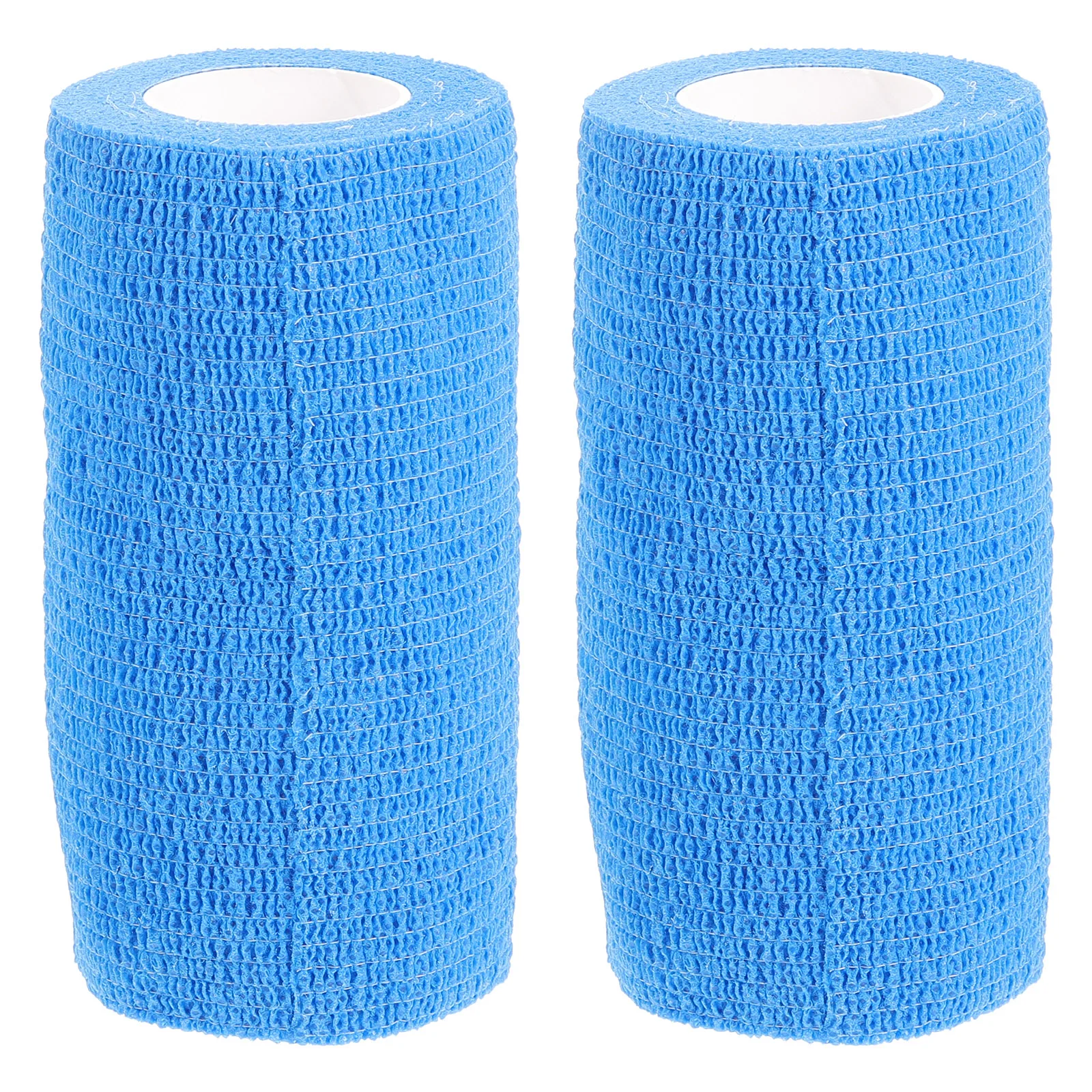 

2pcs 2 Rolls Blue Elastic Bandage For Cows Horses Self Adhesive Wrap Use Breathable Non-Woven Cow Shoeing Support Sport