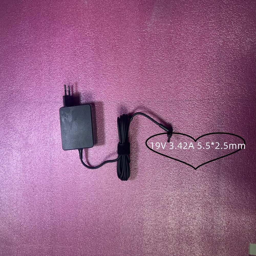 Zasilacz sieciowy 19V 3.42A 65W 5.5X2.5mm do laptopa Asus A555L X555L X555LA X555LB X555LF X550CC X550L X550LA X550LB X550CL