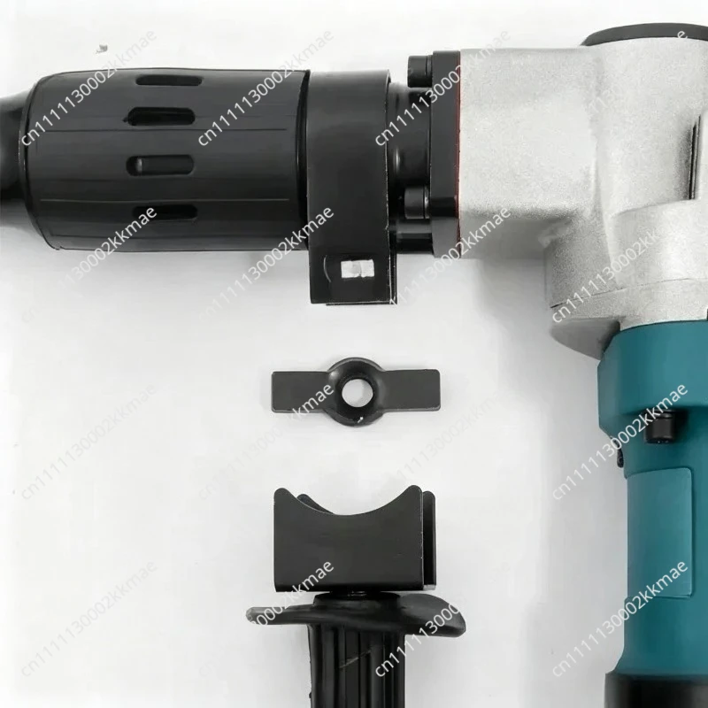 1200W Electric Rotary Hammer 220V Drill Swivel Adjustable Speed Drilling With Chisel Flat Bit Set for Wall Demolition