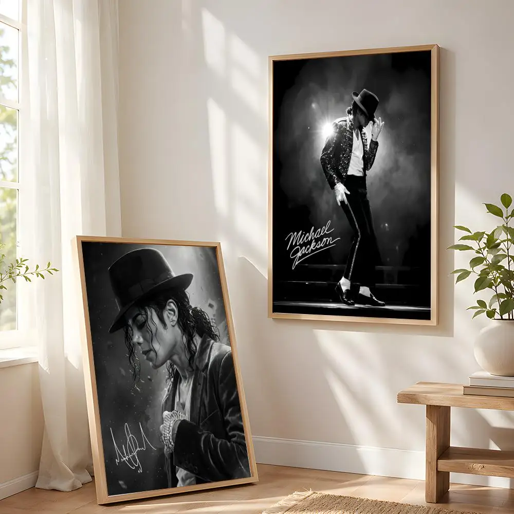 M-Michael Jackson Singer Poster HD Wall Stickers Mural Self