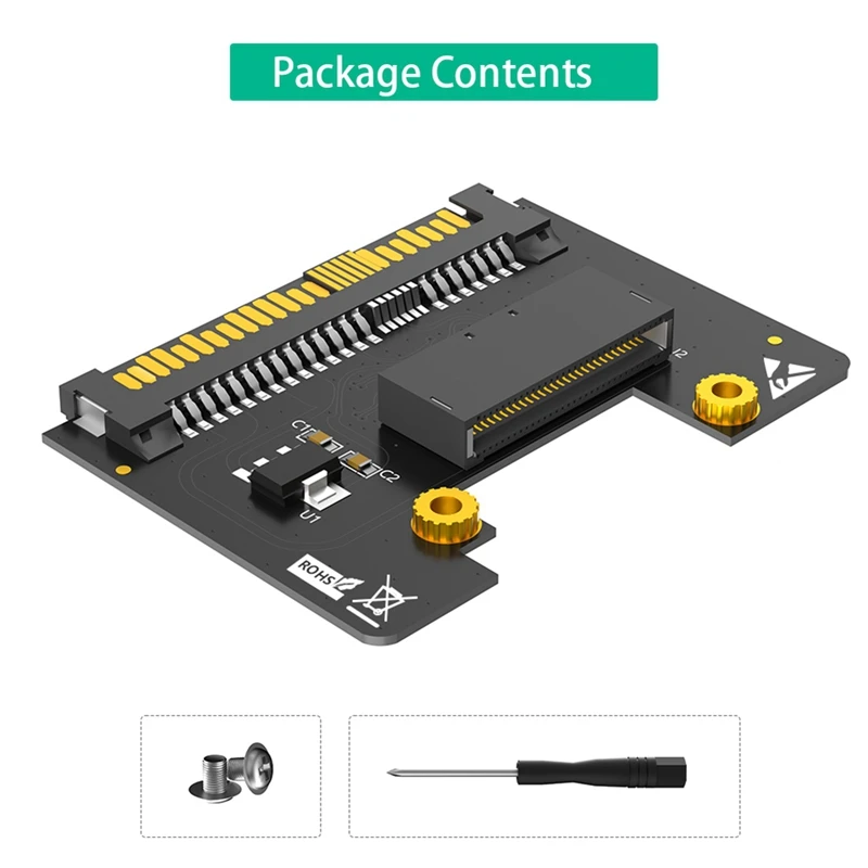 U.2 SFF-8639 To Nvme Ruler 1U GEN-Z EDSFF Short SSD E1.S Carrier Adapter