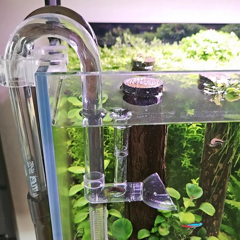 

12/16Mm Aquarium Outflow Water Plant Pipe Outlet Skimmer Accessories Filter Fishbowl Fish Tanks Terrarium Pipe Horn Outlet