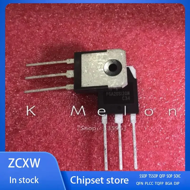 

10PCS/LOT FGA20S120M FGA20S120p FGA20N120 20N120 TO-3p 20A 1200V