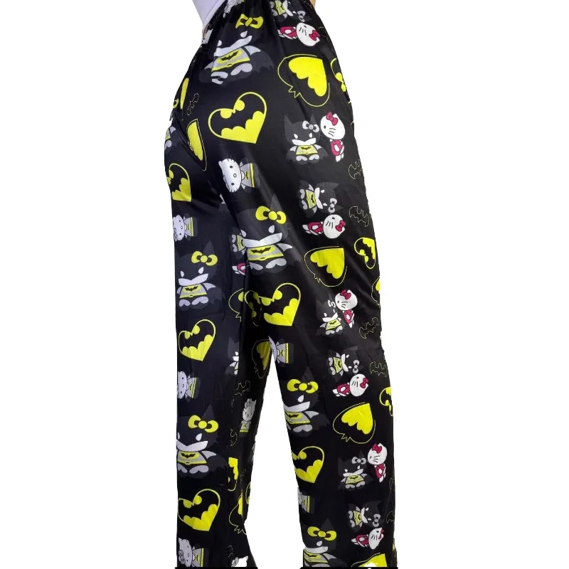 Y2K Oversized Cartoon Cosplay Pajama Pants Men Women Fashion Cartoon Print Wide Leg Casual Home Sleepwear Loungewear