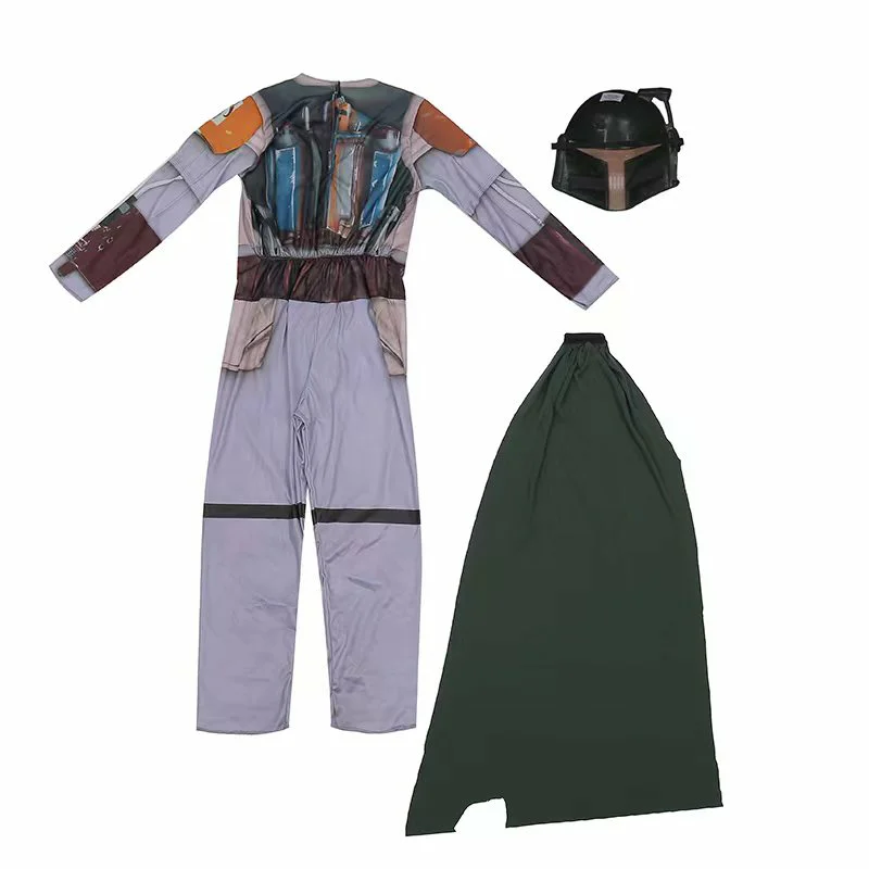 Kids Boba Fett Kostuum Planet Wars Uniform Vermomming Halloween Kostuum Kinderen