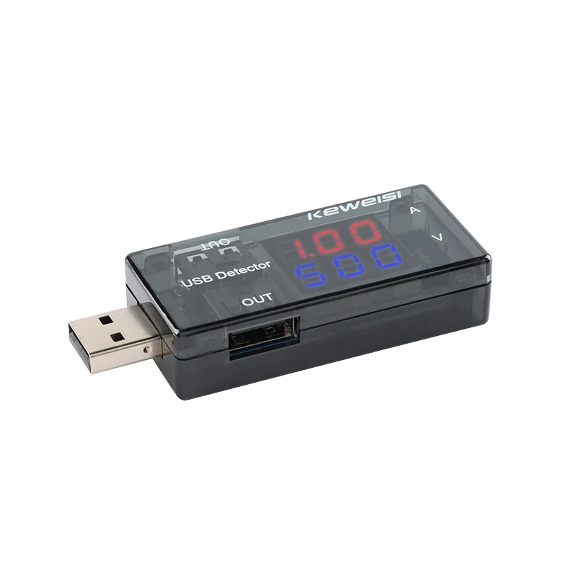 KWS-10VA Dual USB corrente tensione di carica rilevatore Tester batteria voltmetro robusto amperometro caricabatterie Tester