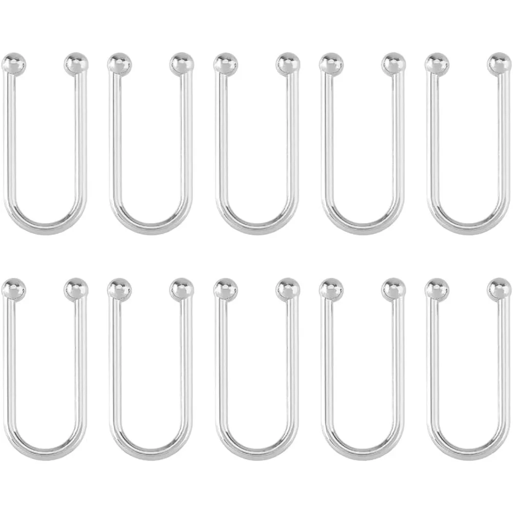 Alloy Bikini Clips U Shape Ring Buckle Metal Bra Connector Linker Bikini Buckle for Swimwear Front Clasp