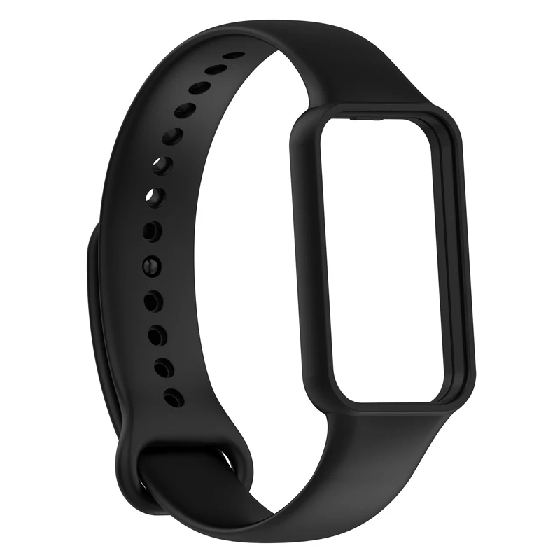 Strap For Amazfit Band 7 Bracelet Sport Wrist Replacement Strap Soft  TPE For Amazfit Band 7