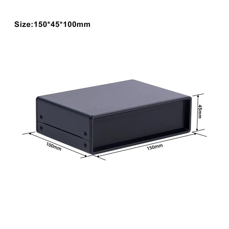 150×45×100mm DIY Enclosure Steel Chassis with Plastic Panel Power Supply Housing Case for Surveillance Camera DIY Project Box