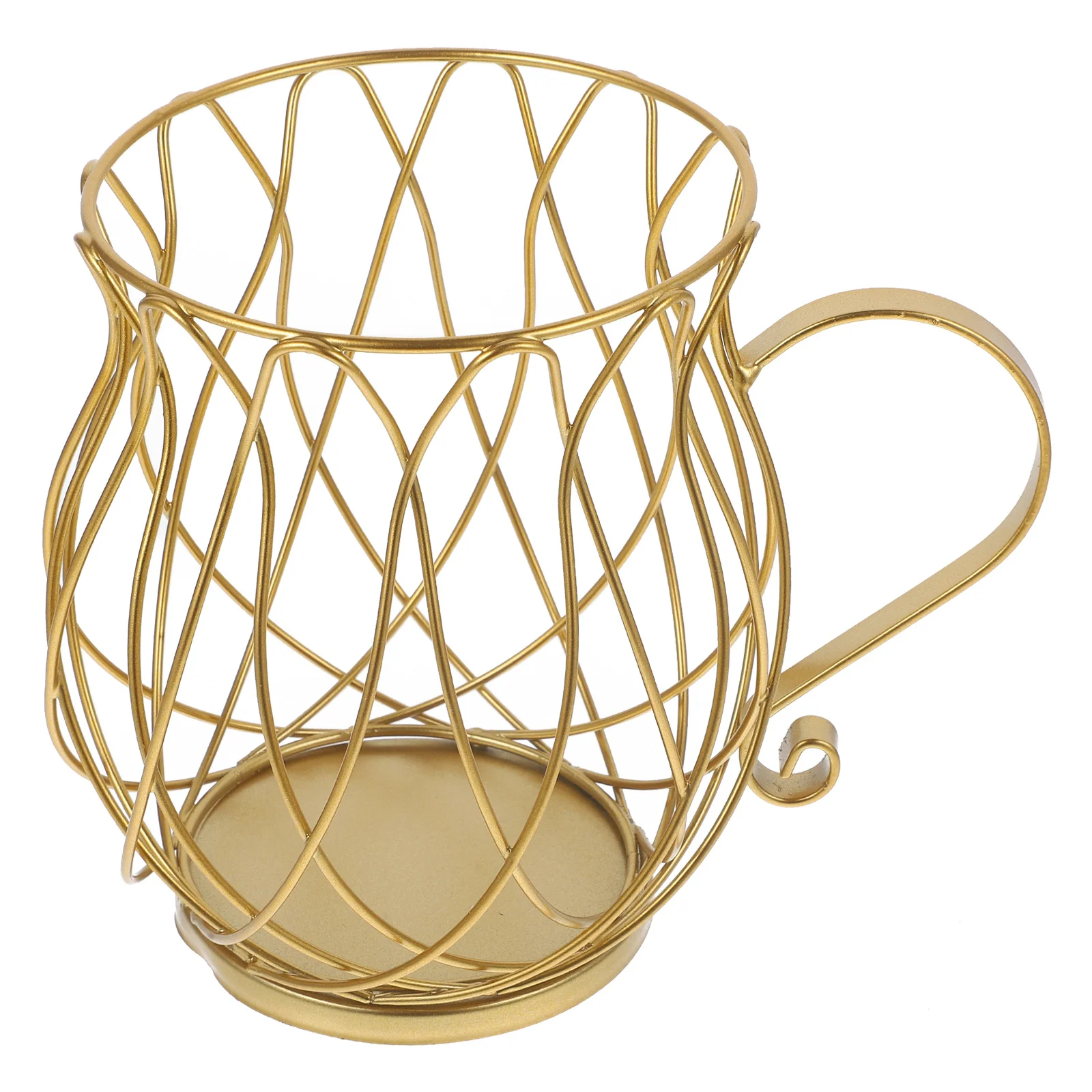 

Coffee Capsules Display Holder Iron Storage Rack Cat Ear Shape Brackets Coffee Bar Accessory Multipurpose Organizer