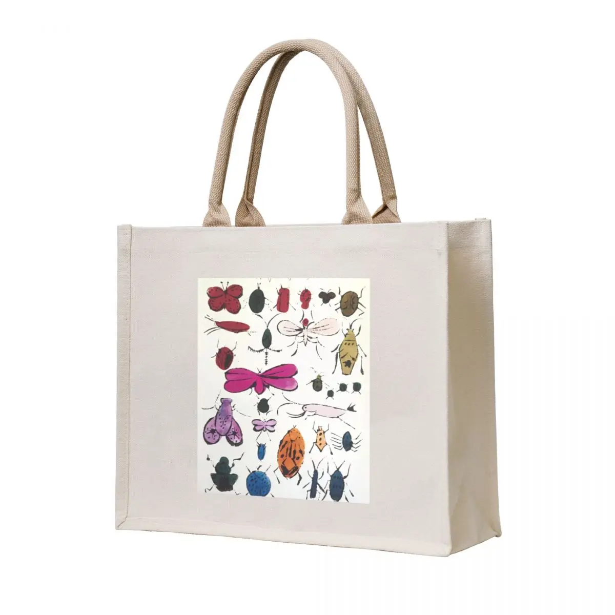 

Happy Bug Day! warhol-Vintage Illustration Tote Bag Cloth bag Canvas canvas tote bags