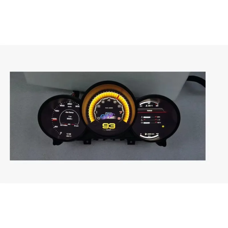 12.3 Inch Digital Cluster for Toyota Sienna 2021-2024 Car Dashboard Instrument Panel Speed Meter LCD Multimedia Player