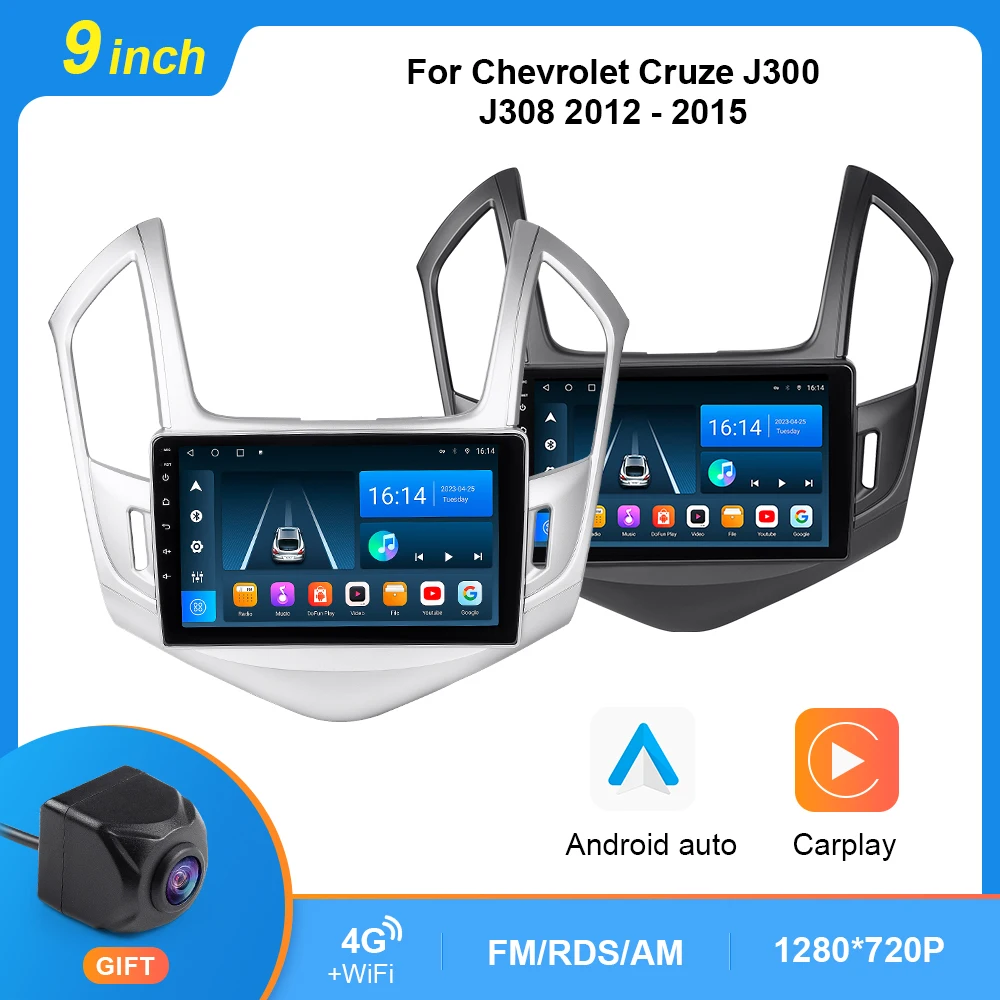 

Android 10.0 Car Radio For Chevrolet Cruze J300 J308 2012 - 2015 Multimedia Video Player GPS Serero Carplay Autoradio 8G 128G