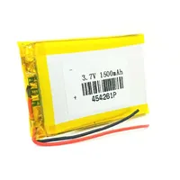 Banggood 3.7V 1500mAh 454261 Lipo Polymer Lithium Rechargeable Li-ion Battery Cells For Bluetooth Speaker GPS PDA DVD Powerbank