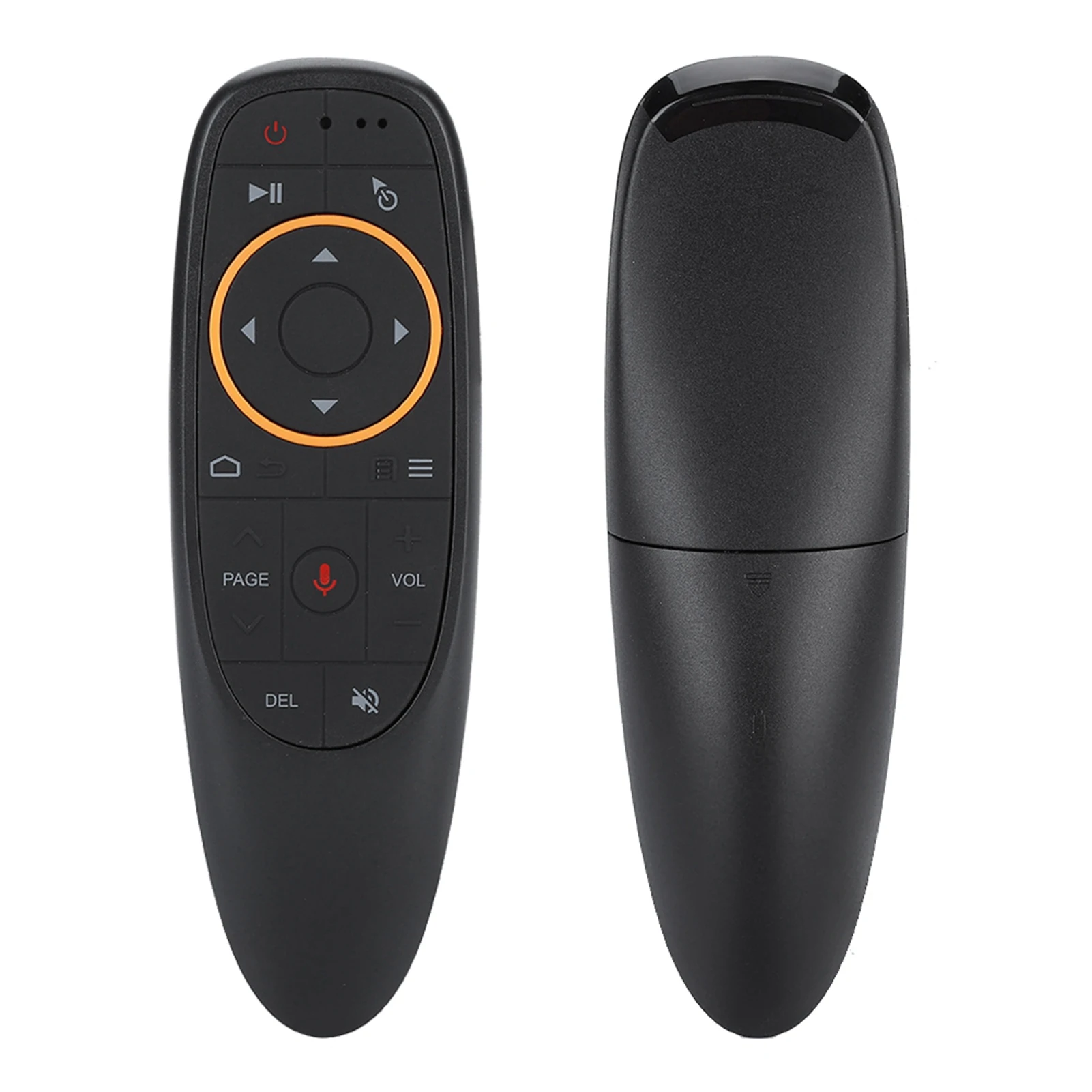 Air Mouse Teclado e Mouse Controle Remoto, 2.4G Voz Sem Fio, 17 Teclas, Giroscópio para Caixa de TV e PC