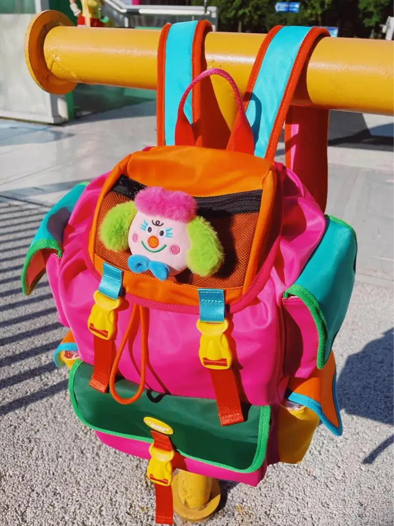 

UODY Original Outdoor Women's Bapa Large Capaci Lightweight Travel Bag Color Blo Design Cute Fem Youth Faion