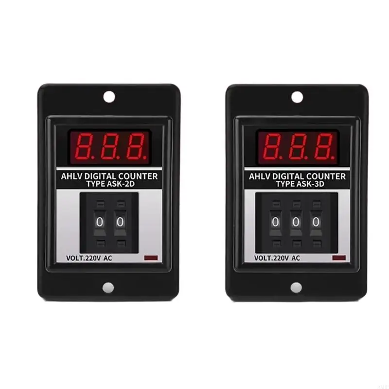 High Accuracy Digital Preset Counter Multifunctional Digital Counter ABS Counter for 220V Environment & Long Term Usage