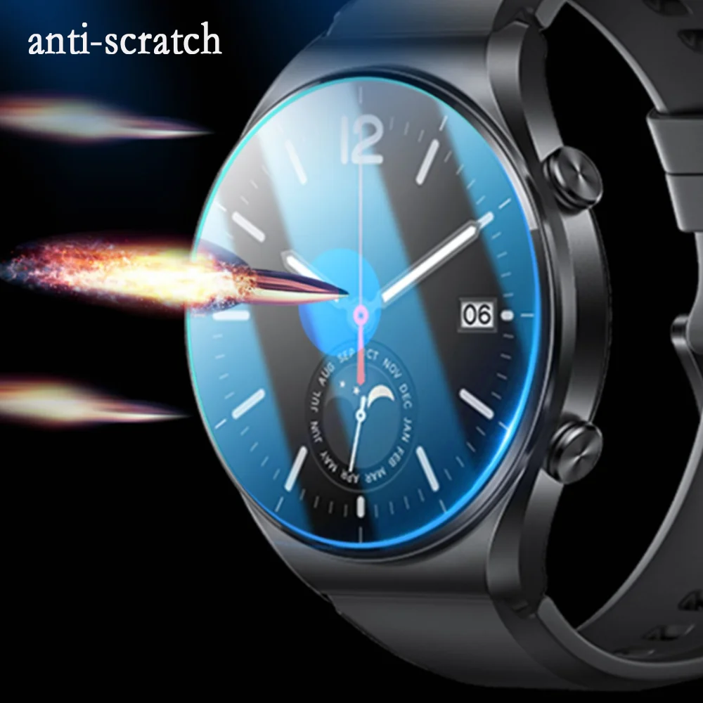 2/4/6pcs Tempered Glass For Xiaomi Watch S1 Cover Smart Watch Screen Protector Film Watch Accessories