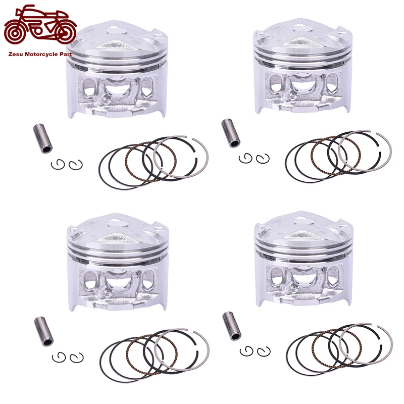 

Motorcycle Cylinder Bore Size 48.5mm 48.75mm 49mm 49.25mm 49.5mm Piston Rings Kit For Honda 13101-KY1-010 CBR250 MC19 1988-1989