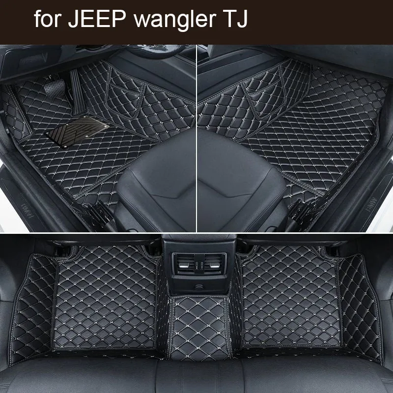 Car Floor Mats for JEEP wangler TJ	1997-2006  Accessories Customized Auto Carpets