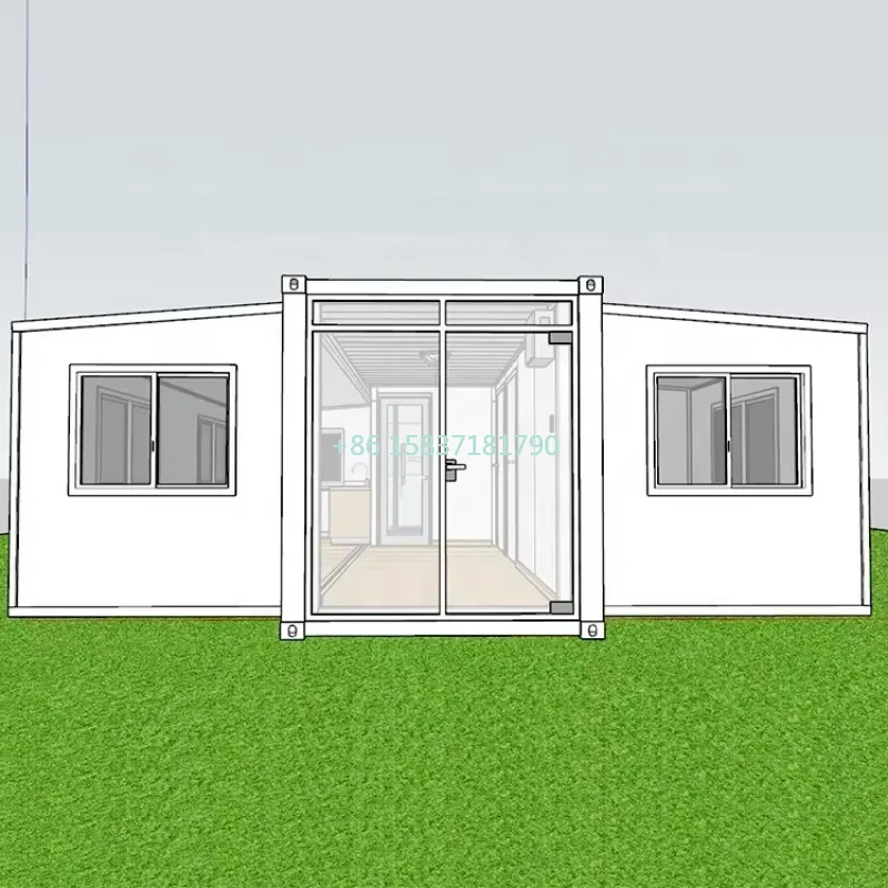Modern Folding Container House Waterproof Tiny Home Modular Mobile 3 Bedrooms Portable Container House Prefabricated Houses