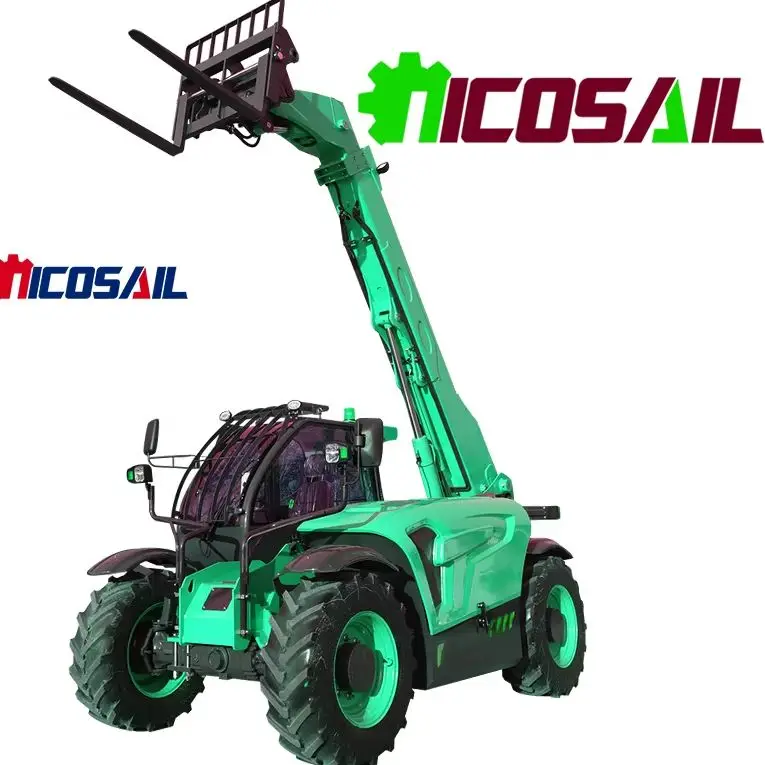 

Free delivery of 4X4 mini telescopic wheel forklift loader for farm work quality assurance and after-sales service