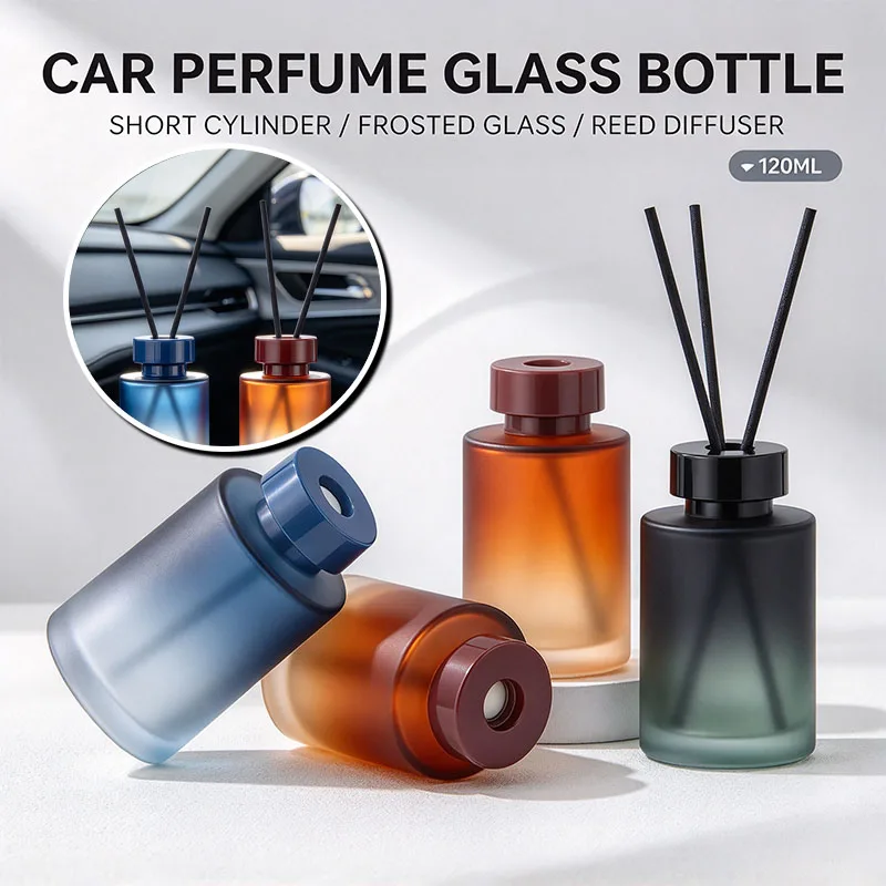 5/10Pcs 120ML Empty Glass Diffuser Aromatherapy Bottles Fragrance Diffuser Jar Replacement Home Refillable Container Decoration