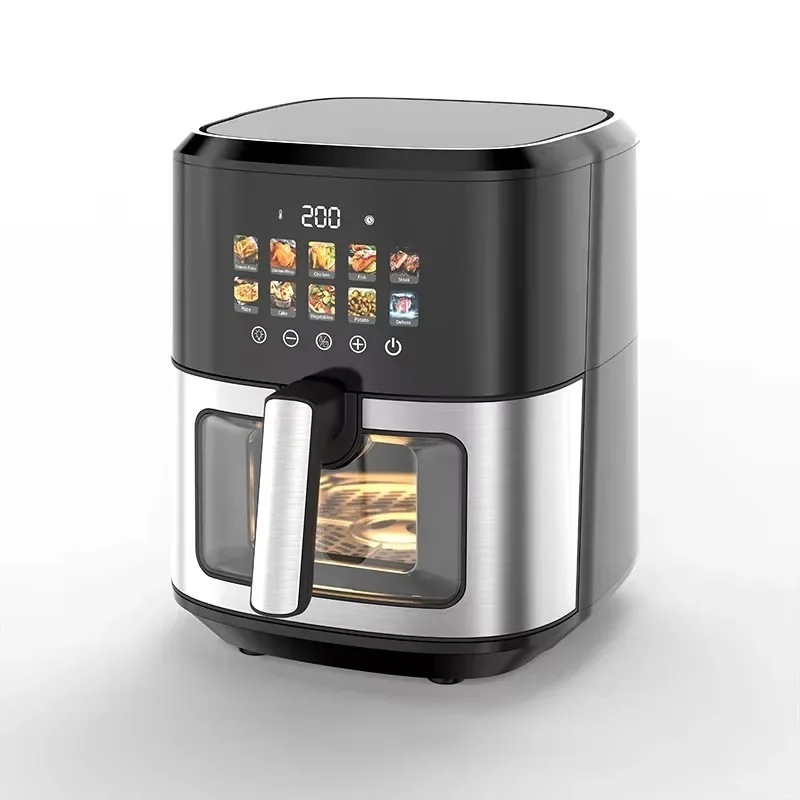 

Smart Digital Air Fryer 6 Liter Oil-Free Multifunction LED Display Electric Power Household Use