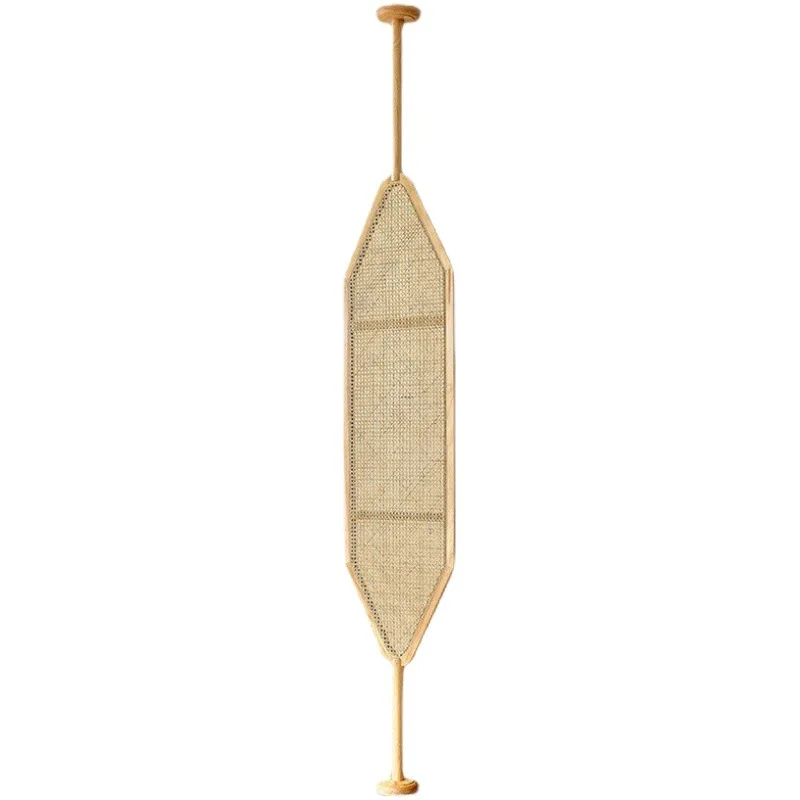 Rotatable screen partition Rattan braided screen B & B tea room partition Simple modern entry screen