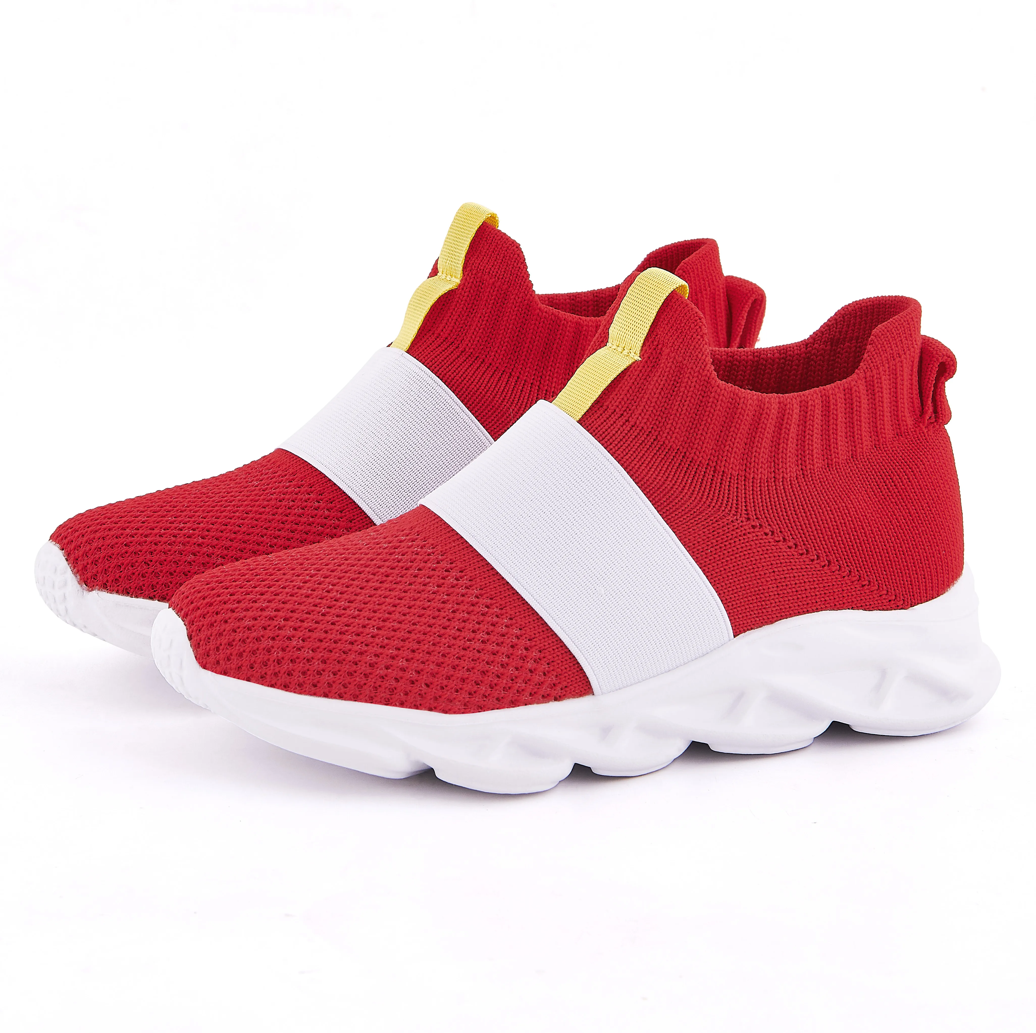 وں کے لیے Sonic Shoes For Boys Sonic Zapatillas Sonic Red Sonic Shoes For Kids Boys Girls Cartoon Anime Sonic Games Shoes