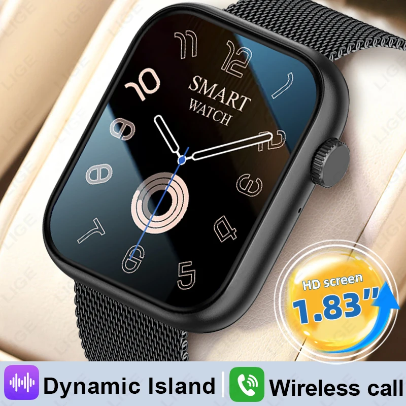 

Мужские умные часы с Bluetooth-вызовами, женские смарт-часы с полным сенсорным экраном, музыкальный фитнес-трекер, водонепроницаемые смарт-часы для Android и IOS