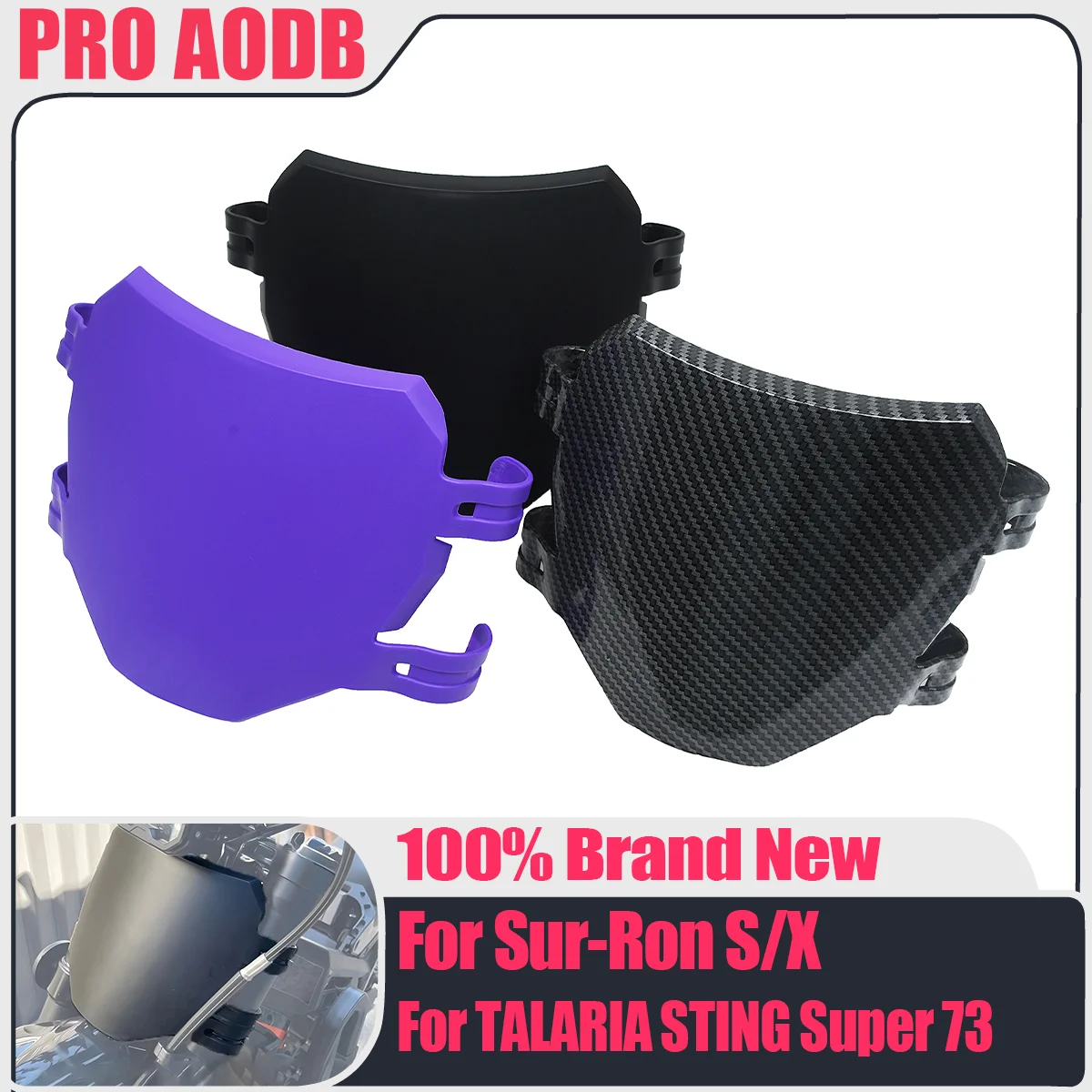 Electric Bike Number Plate Front License Registration Plate For Surron S X Super 73 For Talaria Sting Stark Varg Ridstar Q20