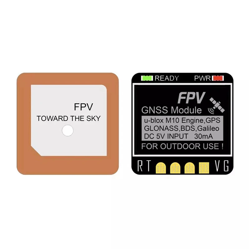 وحدة GNSS MINI M10 GPS UBX NMEA بروتوكول مزدوج معدل 10 هرتز هوائي سيراميك مدمج لطائرة FPV RC طويلة المدى