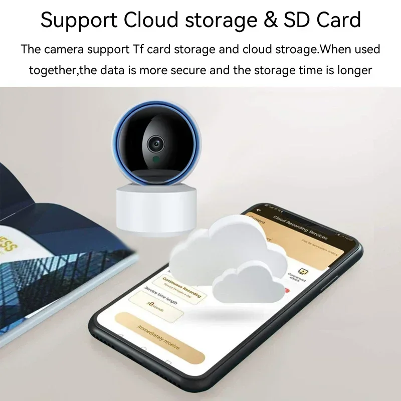 كاميرا PEGATAH Tuya Smart 5MP WiFi IP لمراقبة الأطفال 360 درجة °   كشف الحركة PTZ رؤية ليلية صوتية ثنائية الاتجاه تدعم بروتوكول ONVIF