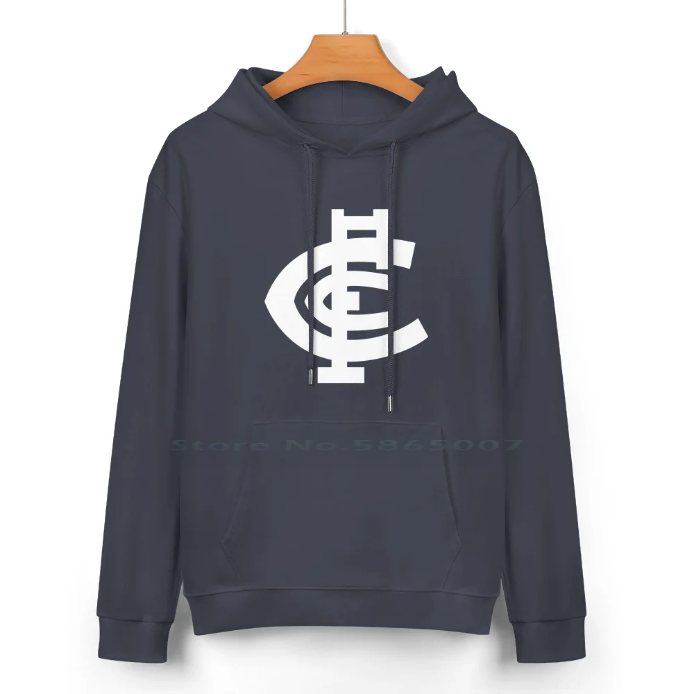 Carlton-Logo Pure Cotton Hoodie Sweater 24 Colors Football Club 100% Cotton Hooded Sweatshirt For Women Men Unisex Gifts Heat