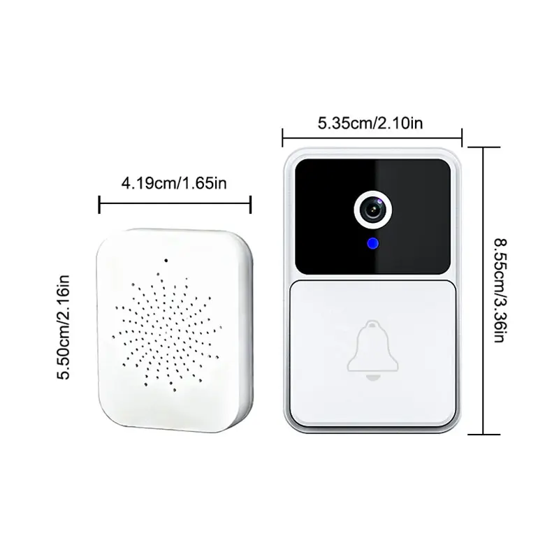 

Smart Wireless Video Doorbell Camera Outdoor Home Security Door Bell Intercom Night Vision