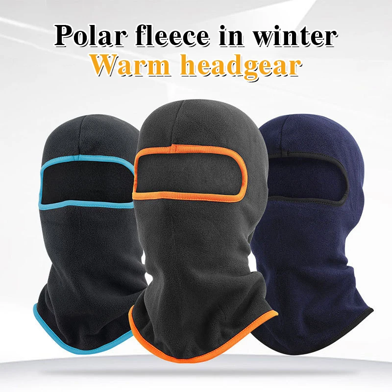 Pasamontañas térmico de invierno para exteriores, esquí, montar, ciclismo, escalada, máscara facial cálida a prueba de viento con protección para el cuello, Unisex