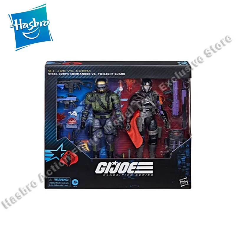 In Stock Hasbro G.I.JOE Classified Series 141 Steel Corps Commander Vs Twilight Guard Action Figures Model Toys Collectible