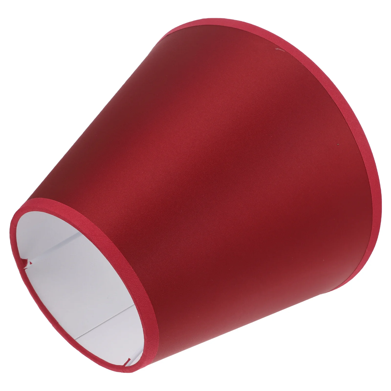 

Drum Lampshade Soft Light Transmission Cloth Metal Material Small Lamp Shade E27 E14 Base for Bedroom Living Room Wall Light