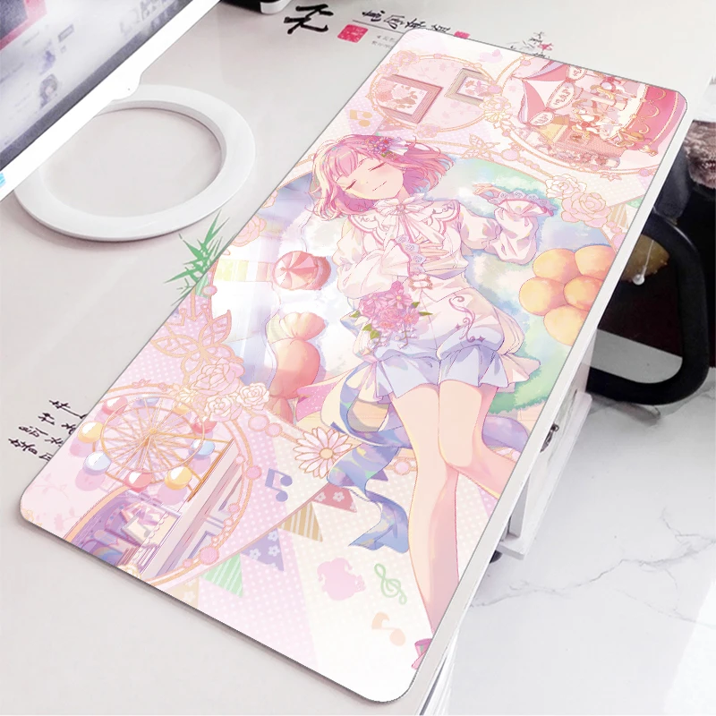 New Project Sekai Colorful Stage World Link Wonderlands Showtime WxS Emu Nene Rui Tsukasa Keyboard Mouse Pad Gaming XXL Mousepad