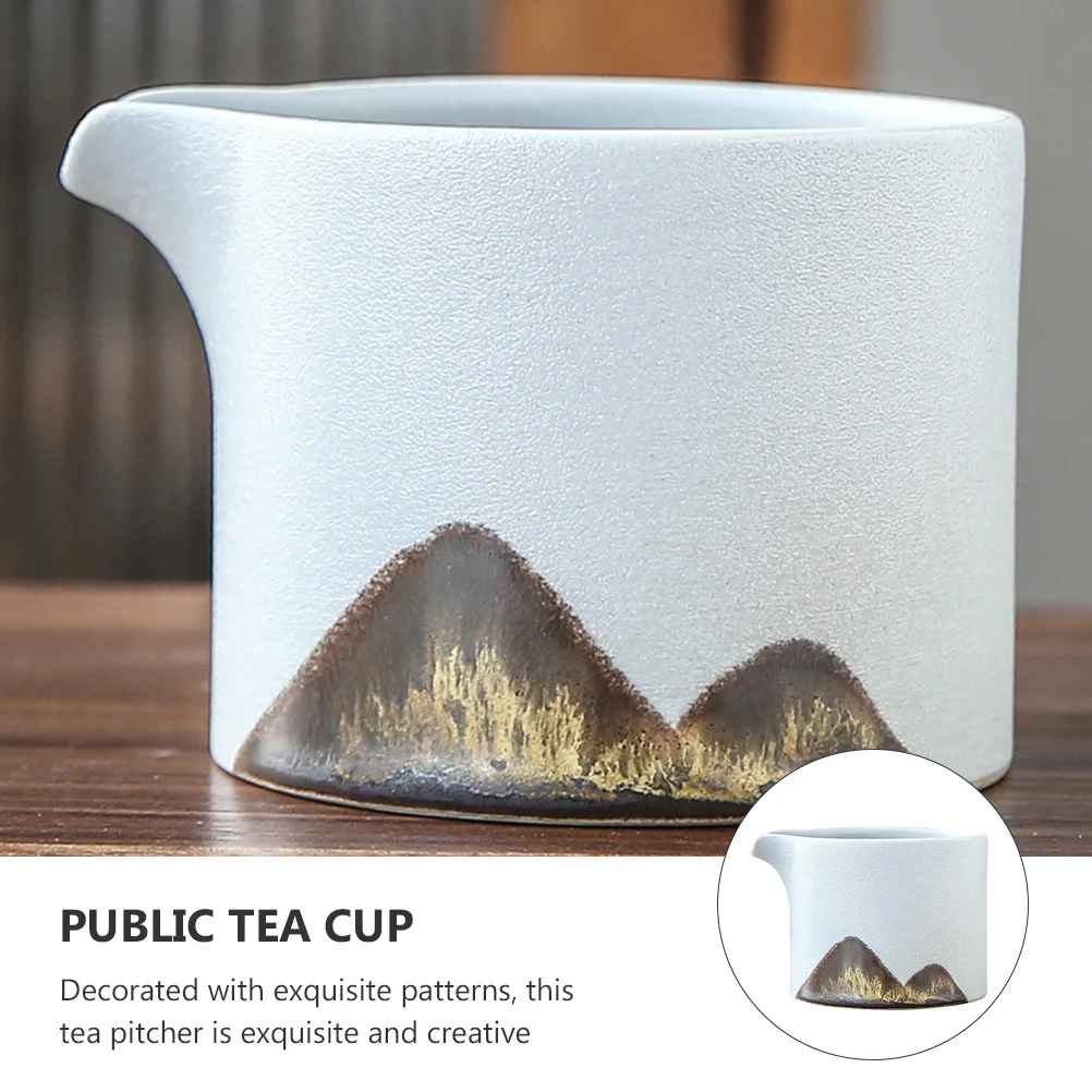 

1Pcs Tea Pitcher Ceramic Japanese Style Exquisite Pattern Convenient Pouring Tea Dispenser Kitchen Supplies